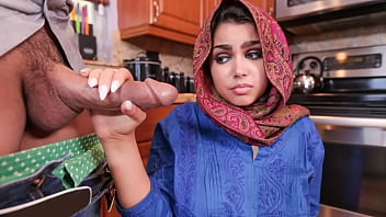 Muslim Foreign Interchange College girl Introduced To Massive White Fuck-stick - Ada Sanchez